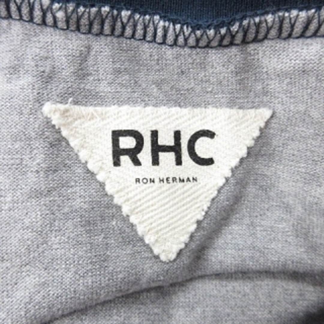 Ron Herman(ロンハーマン)のロンハーマン RHC ワンピース ロング 丸首 長袖 綿 グレー ネイビー XS レディースのワンピース(ロングワンピース/マキシワンピース)の商品写真