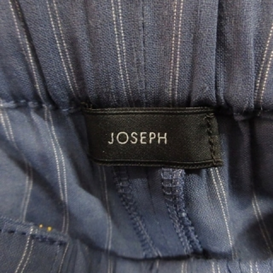 JOSEPH(ジョゼフ)のジョセフ JOSEPH パンツ ワイドパンツ ロング ストライプ ブルー 34 レディースのパンツ(その他)の商品写真