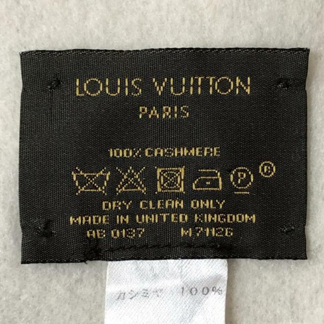 LOUIS VUITTON(ルイヴィトン)のLOUIS VUITTON(ルイヴィトン) マフラー 　 エシャルプレイキャビック M71126 グレー カシミヤ 100% レディースのファッション小物(マフラー/ショール)の商品写真