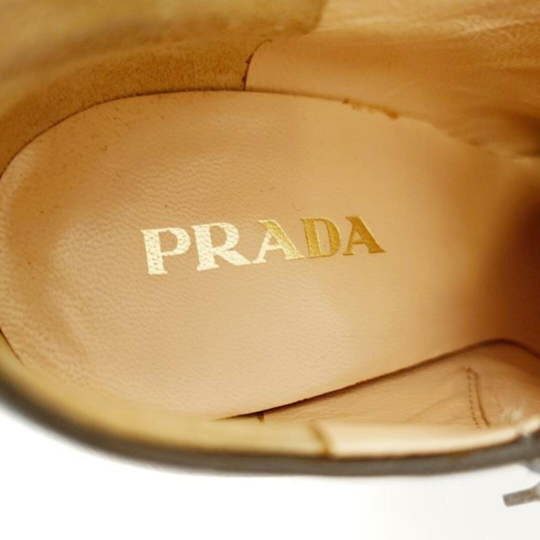 PRADA(プラダ)のPRADA(プラダ) ブーティ 38 レディース - ダークグレー レザー レディースの靴/シューズ(ブーティ)の商品写真