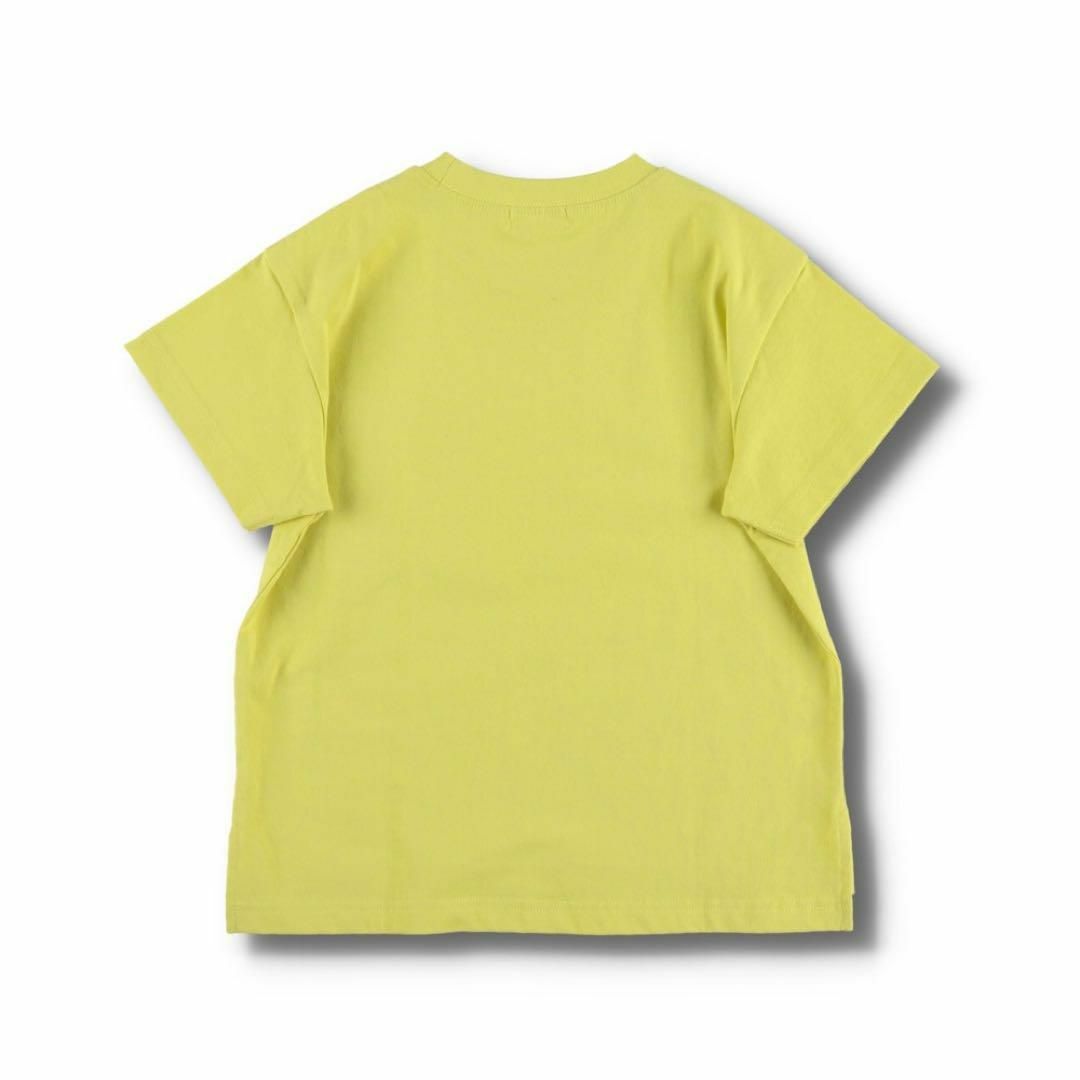 Branshes(ブランシェス)の新品　branshes ロゴグラフィック半袖Tシャツ　子供服　イエロー　90cm キッズ/ベビー/マタニティのキッズ服男の子用(90cm~)(Tシャツ/カットソー)の商品写真