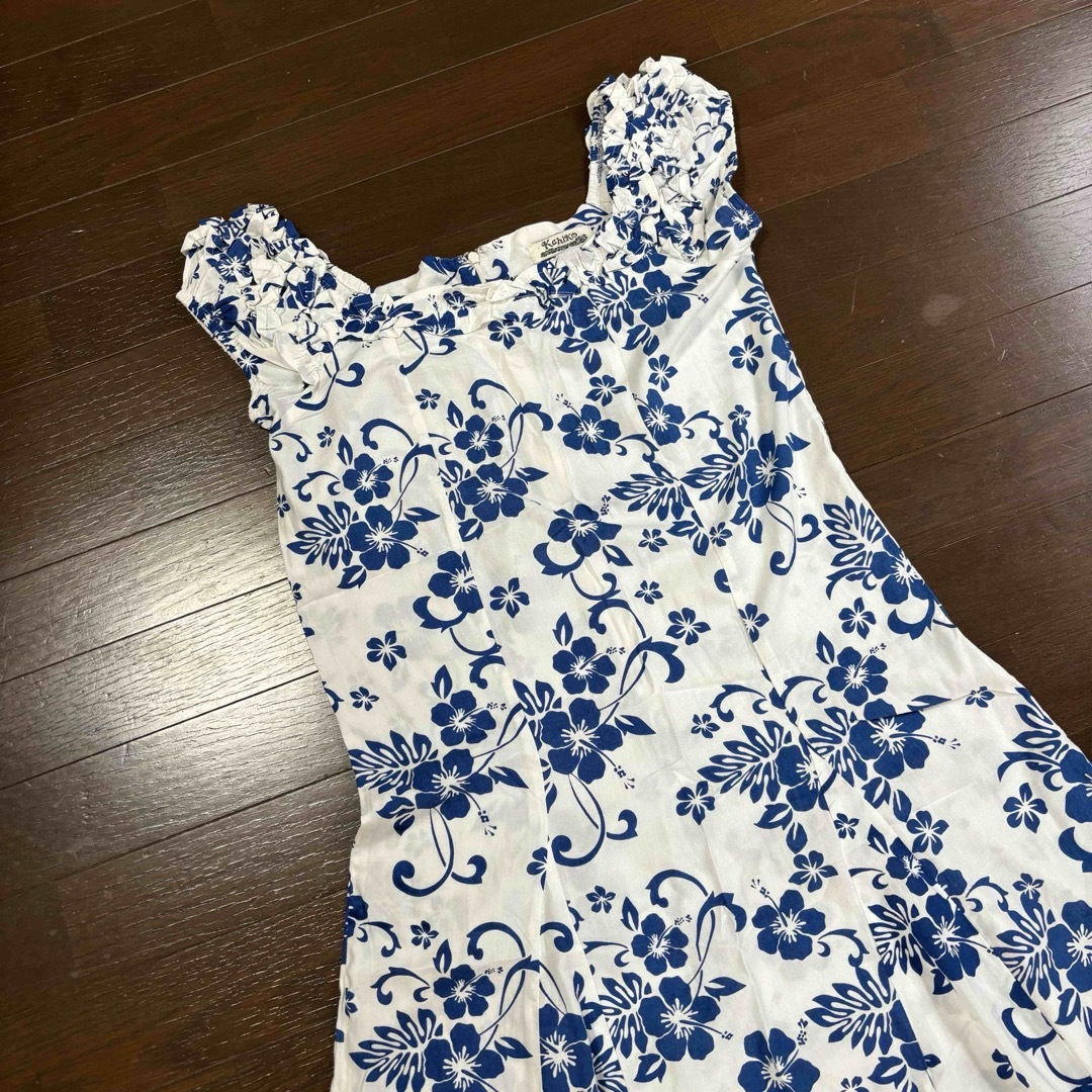 KAHIKO(カヒコ)の【美品】カヒコ❗️ワンピース　ムームードレス　夏服　リゾート　ハワイ　フラ　Ｆ レディースのワンピース(ロングワンピース/マキシワンピース)の商品写真