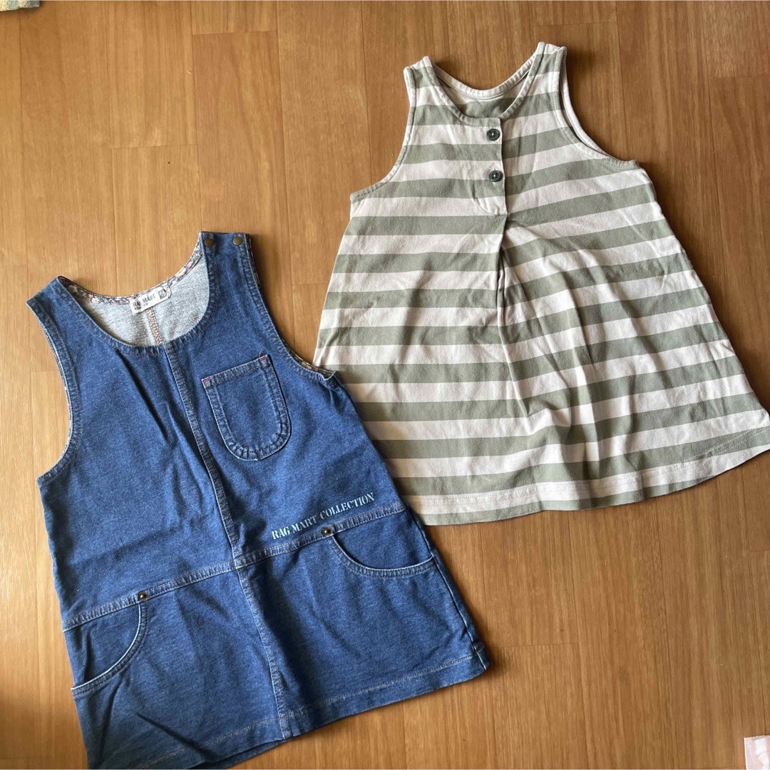 キムラタン(キムラタン)のキッズ女の子夏服95まとめ売り12点 キッズ/ベビー/マタニティのキッズ服女の子用(90cm~)(Tシャツ/カットソー)の商品写真