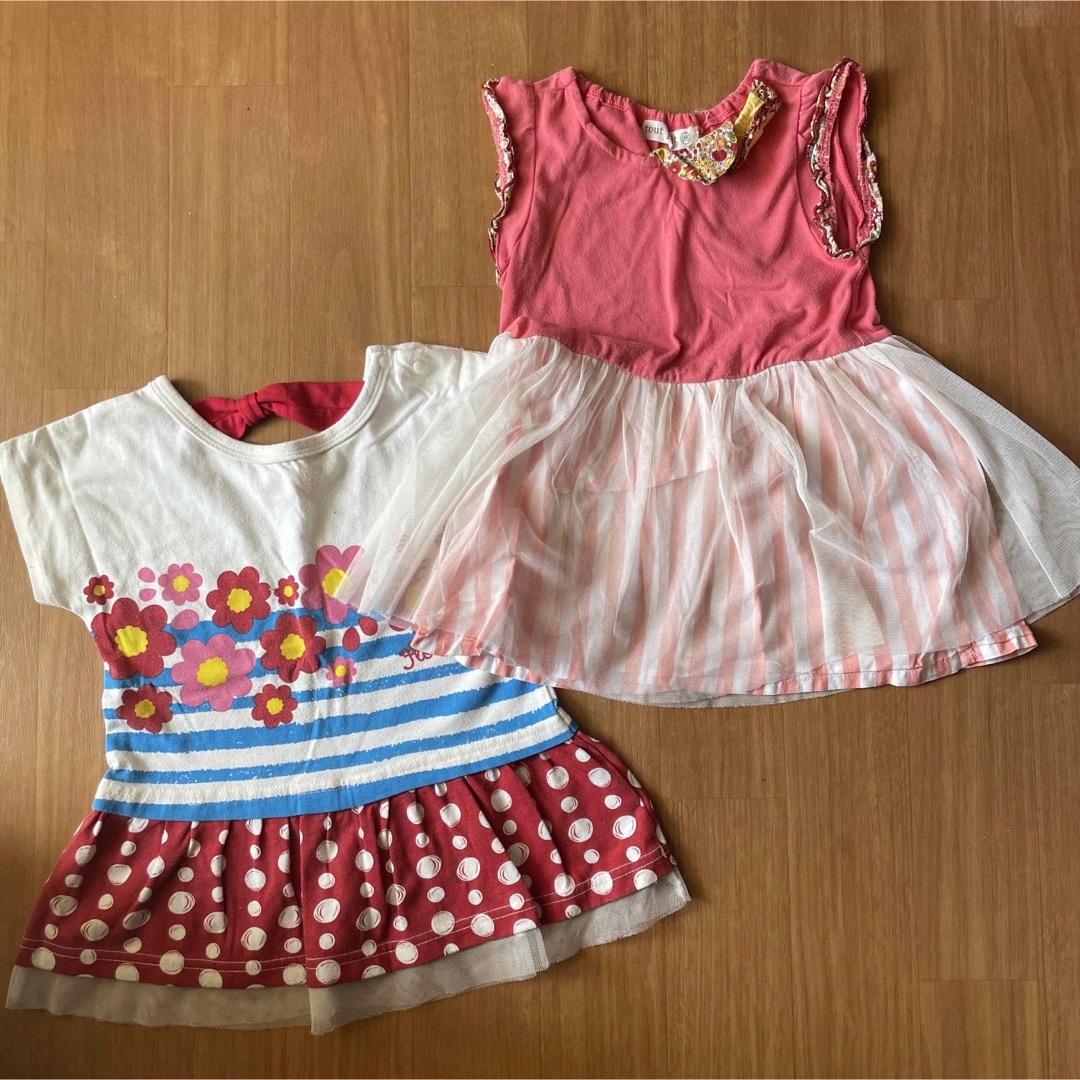 キムラタン(キムラタン)のキッズ女の子夏服95まとめ売り12点 キッズ/ベビー/マタニティのキッズ服女の子用(90cm~)(Tシャツ/カットソー)の商品写真