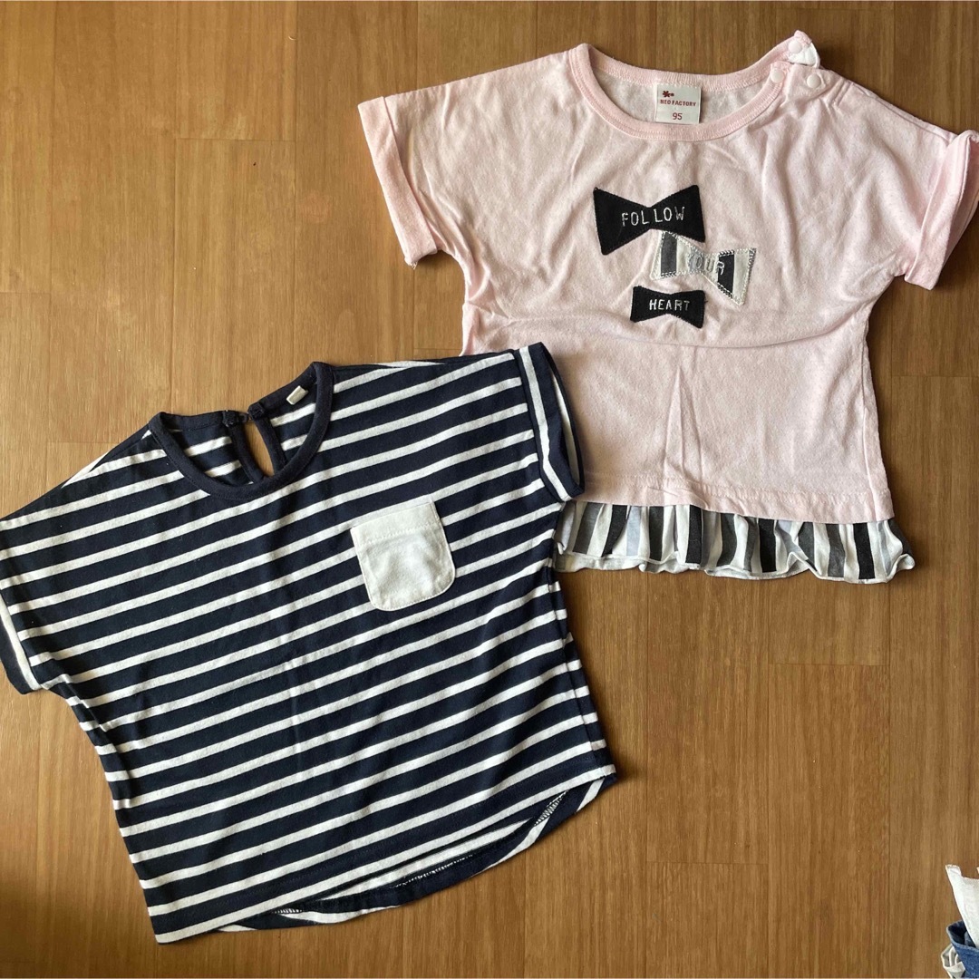 キムラタン(キムラタン)のキッズ女の子夏服95まとめ売り12点 キッズ/ベビー/マタニティのキッズ服女の子用(90cm~)(Tシャツ/カットソー)の商品写真