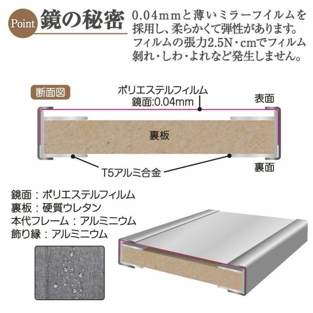 割れない鏡 軽量 ダンスミラー 大型鏡 160cm 姿見 全身鏡 黒 割れない鏡 軽量 ダンスミラー 大型鏡 160cm 姿見 全身鏡 黒