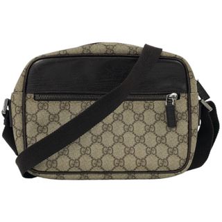 グッチ(Gucci)の　グッチ GUCCI GGスプリームショルダーバック 114291 ブラウン レザー レディース ショルダーバッグ(ショルダーバッグ)