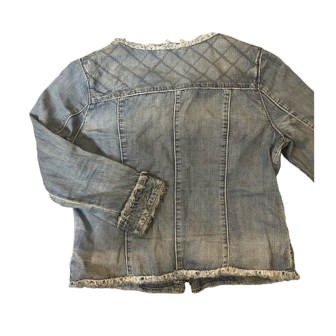 VICKY デニムジャケット 七分袖 レディースのジャケット/アウター(Gジャン/デニムジャケット)の商品写真