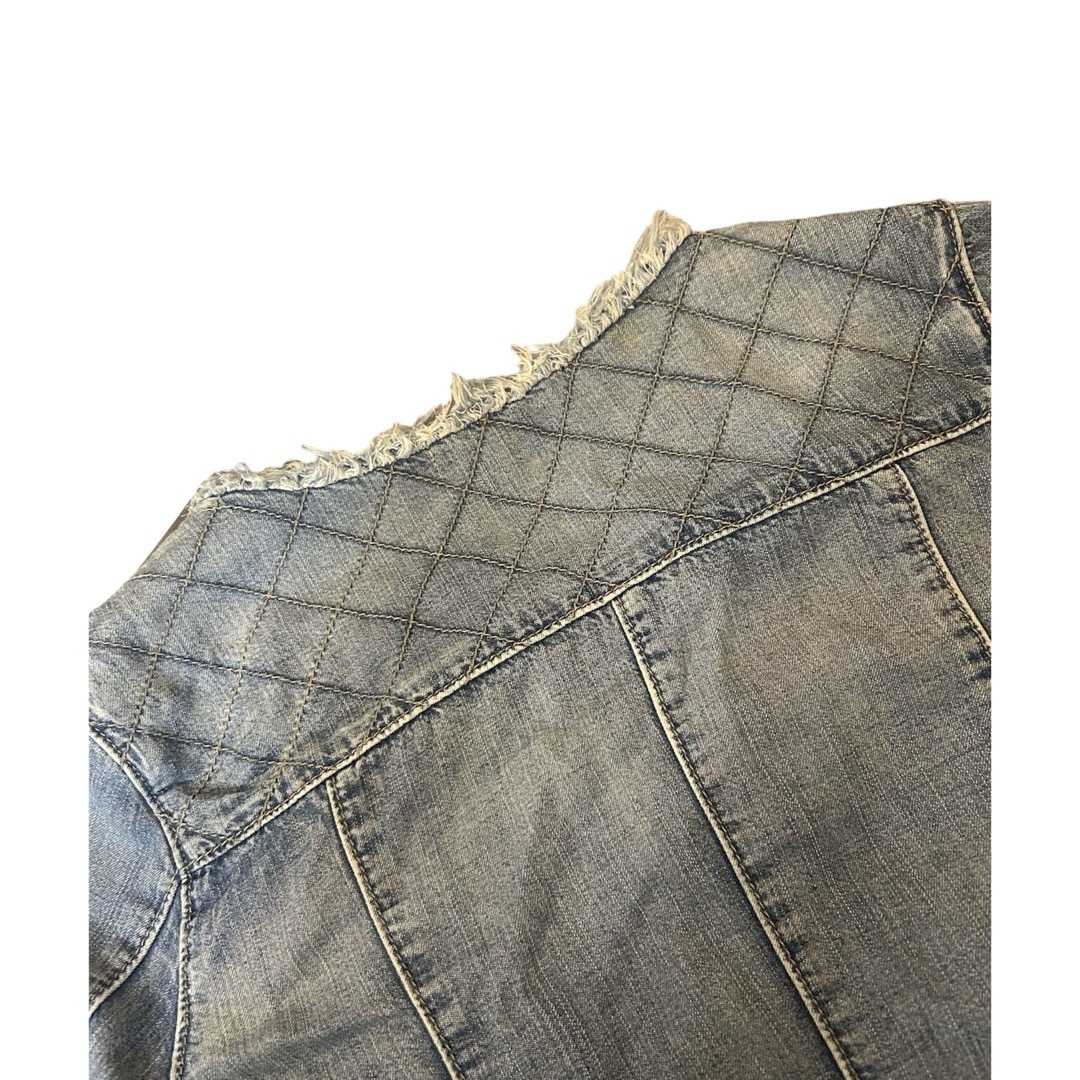VICKY デニムジャケット 七分袖 レディースのジャケット/アウター(Gジャン/デニムジャケット)の商品写真