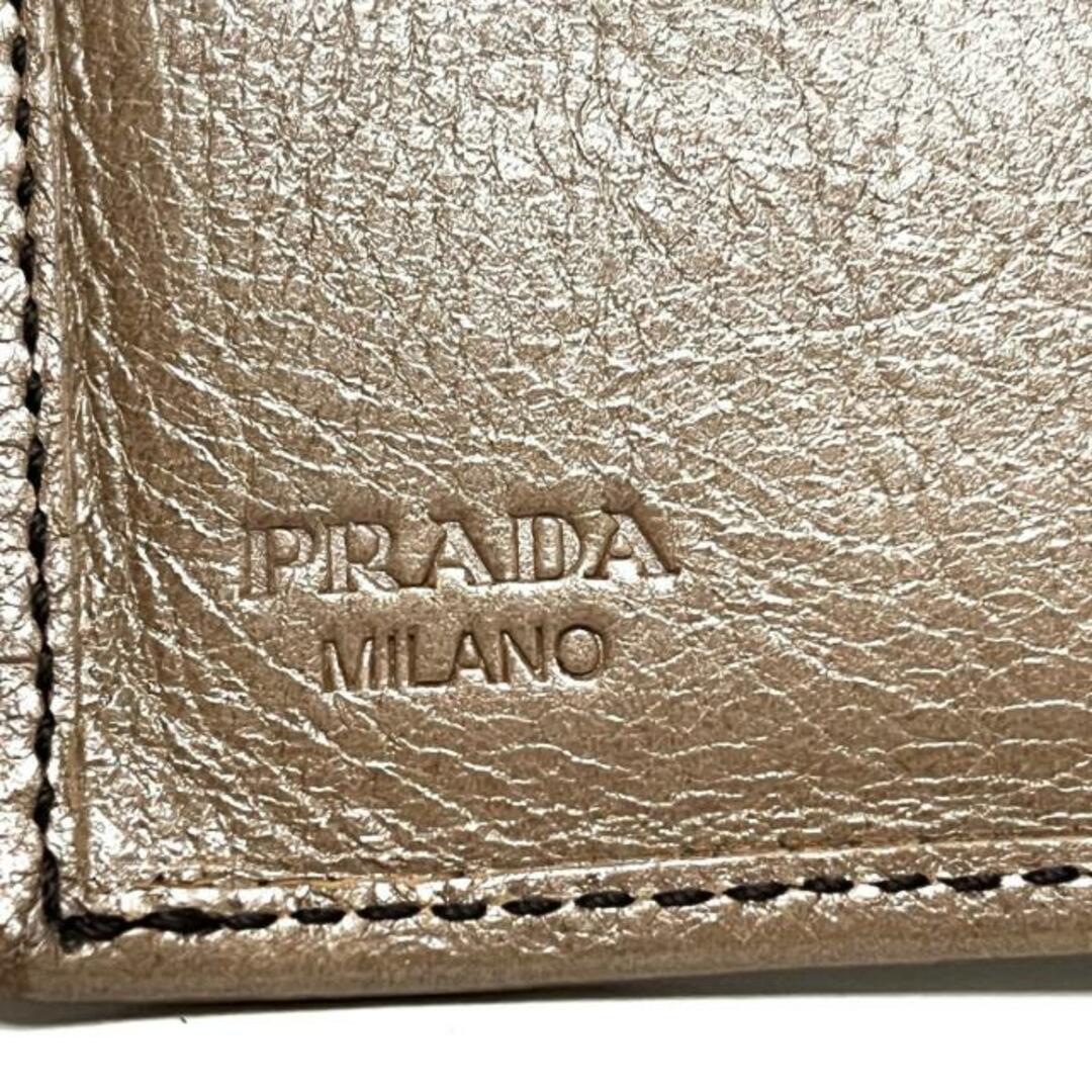 PRADA(プラダ)のPRADA(プラダ) 3つ折り財布 - ピンクベージュ レザー レディースのファッション小物(財布)の商品写真