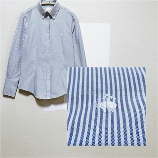 Brooks Brothers - 【Brooks Brothers】刺繍ゴールデンフリース ストライプ シャツ