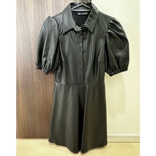 ザラ(ZARA)のZARA レザーミニワンピ(ミニワンピース)