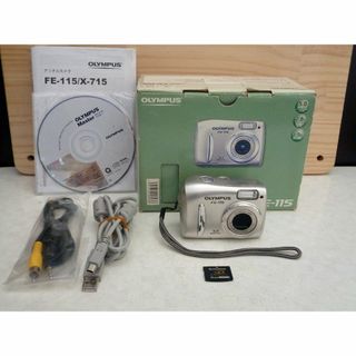 オリンパス(OLYMPUS)のOLYMPUS FE-115 500万画素 2.8倍ズーム XDカード16MB付(コンパクトデジタルカメラ)