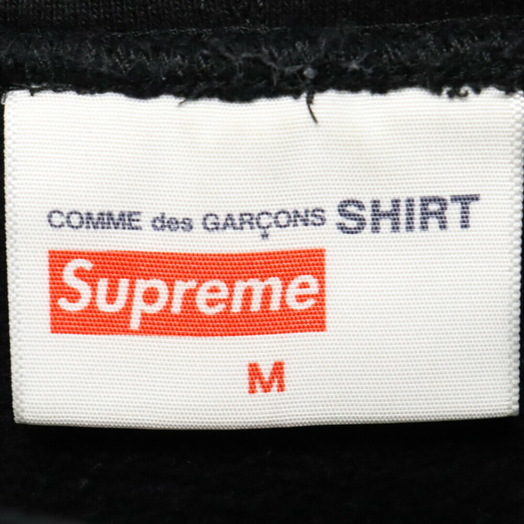 Supreme(シュプリーム)のSUPREME シュプリーム 18AW×COMME des GARCONS SHIRT Split Box Logo Hooded Sweatshirt スプリット ボックスロゴ スウェットプルオーバーパーカー ブラック メンズのトップス(パーカー)の商品写真