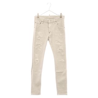 ディースクエアード(DSQUARED2)のDSQUARED2 ディースクエアード 21SS TRASH WASH SUPER TWINKY JEAN S71LB0885 スーパーツインキー ジーンズ ダメージ加工デニムパンツ グレー(デニム/ジーンズ)