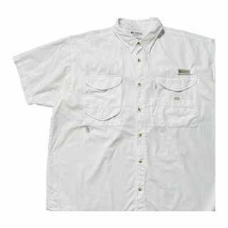 Columbia - 【Columbia PFG】コロンビアホワイトフィッシングシャツ 半袖古着