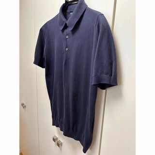 ジョンスメドレー(JOHN SMEDLEY)のJOHN SMEDLEY ジョンスメドレー 日本限定モデル ネイビー M(ポロシャツ)