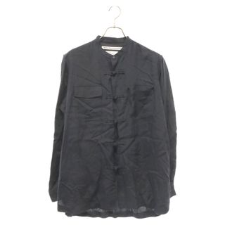 ホワイトマウンテニアリング(WHITE MOUNTAINEERING)のWhite Mountaineering ホワイトマウンテニアリング 23SS CHINA SHIRT 長袖チャイナシャツ ネイビー WM2371112(シャツ)