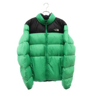 ザノースフェイス(THE NORTH FACE)のTHE NORTH FACE ザノースフェイス NUPTSE JACKET ヌプシ ロゴ刺繍 ジップアップ ダウンジャケット グリーン ND51804Z(ダウンジャケット)