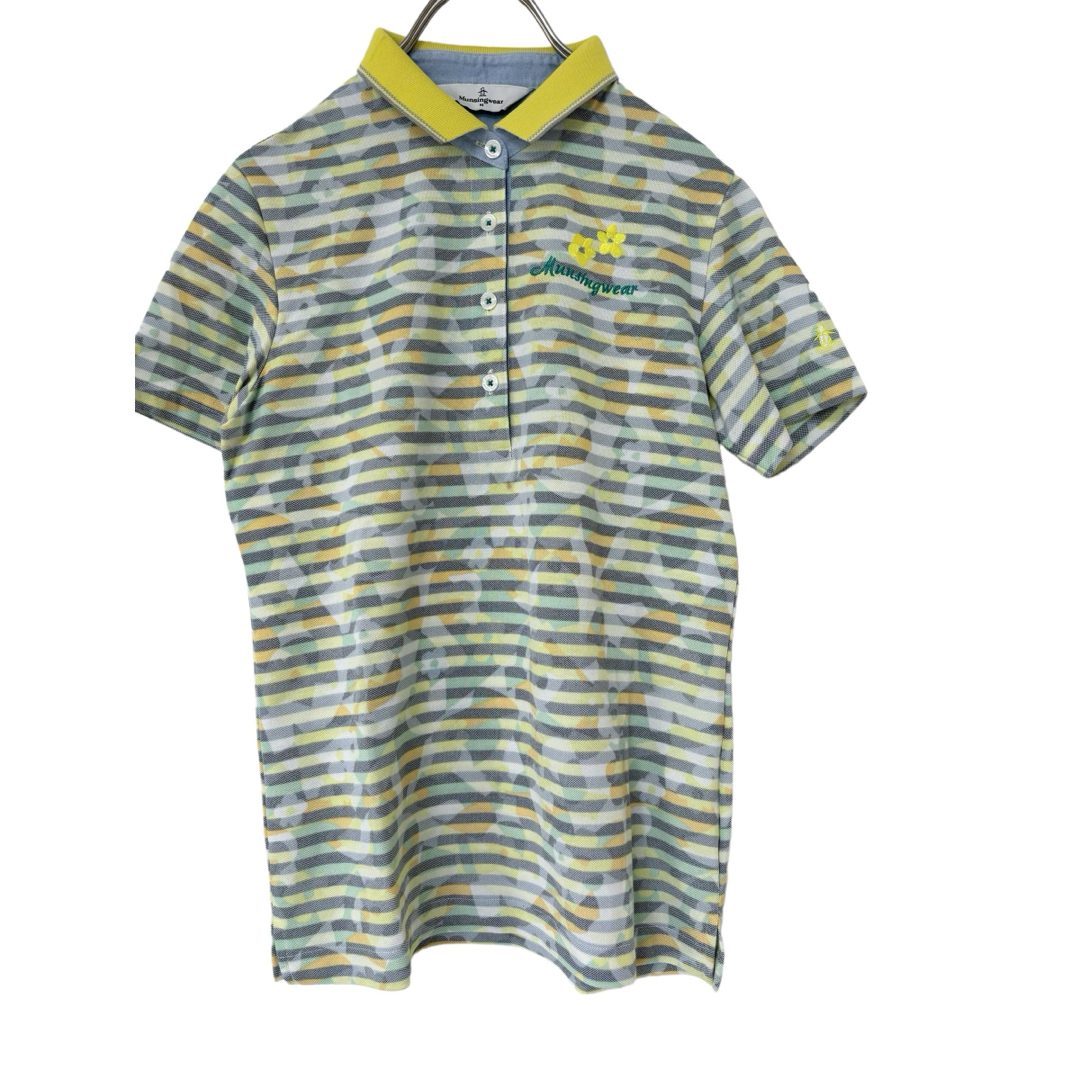 Munsingwear(マンシングウェア)のMunsingwear マンシングウェア　ポロシャツ　レディースM 半袖シャツ スポーツ/アウトドアのゴルフ(ウエア)の商品写真