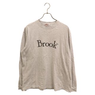 BROOK ブルック フロントロゴ 長袖カットソー 長袖Tシャツ 長袖カットソー グレー