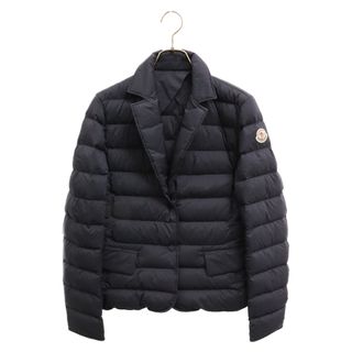 モンクレール(MONCLER)のMONCLER モンクレール BORMES GIUBBOTTO BLAZER ボルメス ジュボット ブレザー ジャケット H10931A00093 53333 ネイビー レディース(ダウンジャケット)