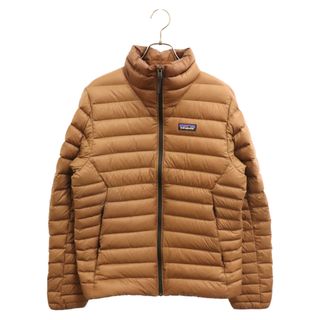 パタゴニア(patagonia)のPATAGONIA パタゴニア ロゴパッチ ナイロンダウンジャケット アウター ブラウン STY84675FA23(ダウンジャケット)