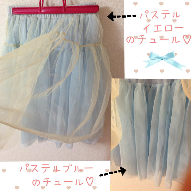 choosy chu(チュージーチュー)の♡チュールスカート♡お値下げ！ レディースのスカート(ミニスカート)の商品写真