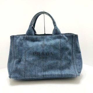 プラダ(PRADA)のPRADA(プラダ) トートバッグ CANAPA B2642B ネイビー デニム(トートバッグ)