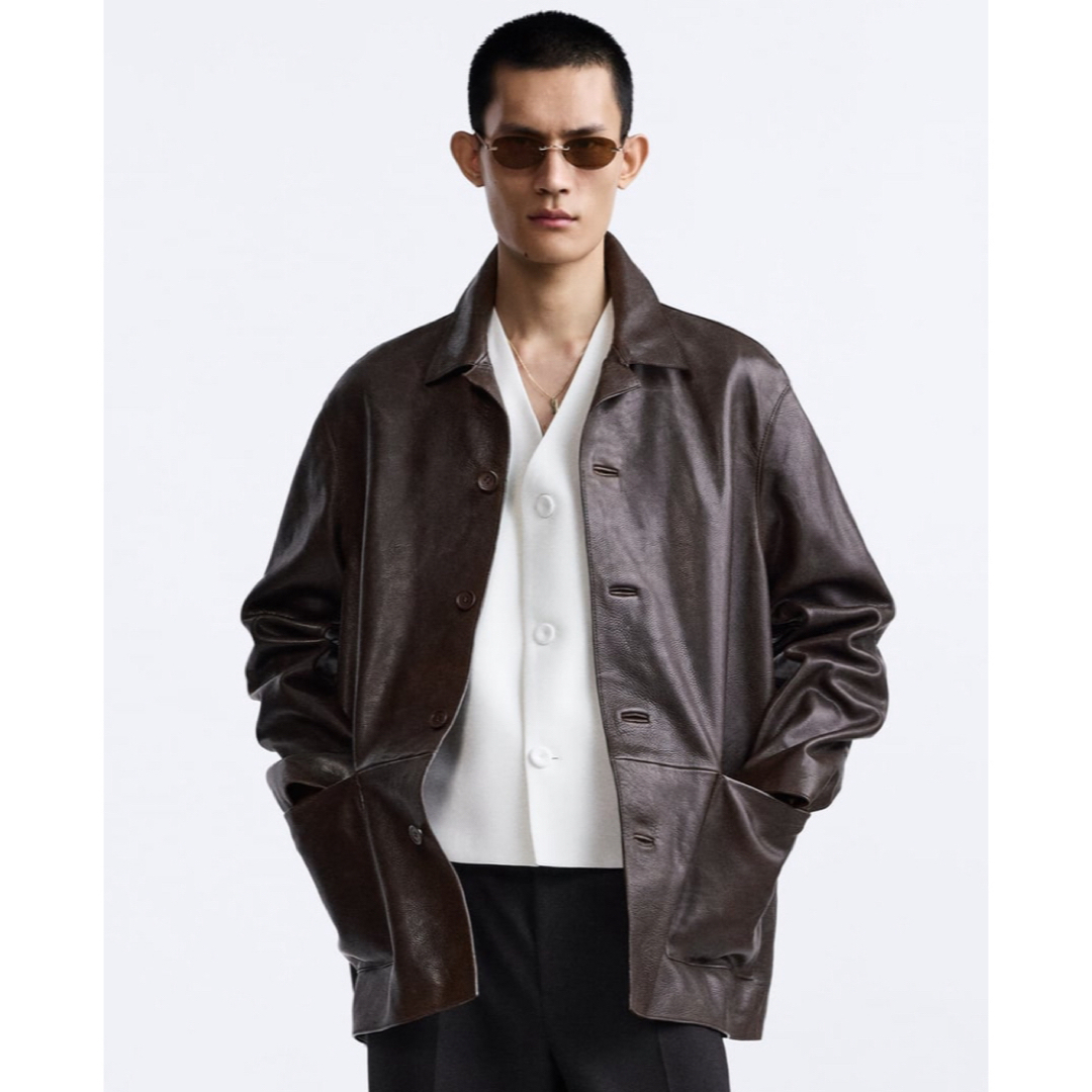 ZARA - zara man edition ss'24レザージャケットの通販 by ZARA - zara man edition ss'24レザージャケットの通販 by