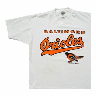 メジャーリーグベースボール(MLB)の【MLB】ボルチモアオリオールズTシャツ US古着野球ベースボール90s(Tシャツ/カットソー(半袖/袖なし))