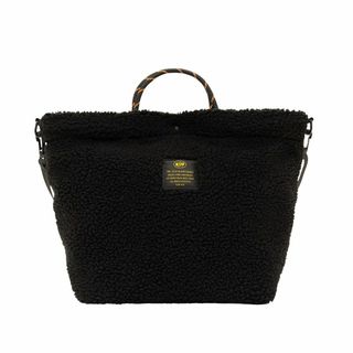 【色: ブラック】キウ(Kiu) KiUボア トートバッグ TOTE BAG バ(その他)