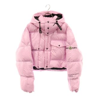 モンクレール(MONCLER)のMONCLER モンクレール ×FRAGMENT DESIGN フラグメントデザイン 22AW IRVINE ナイロンショートダウンジャケット ピンク H209U1A00013(ダウンジャケット)