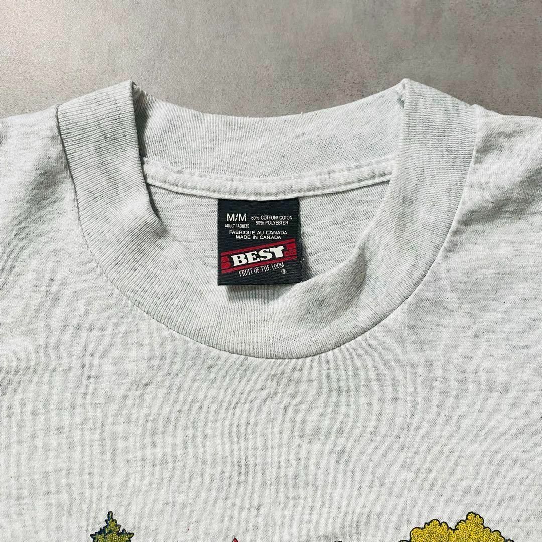 FRUIT OF THE LOOM(フルーツオブザルーム)の90s スクールバスポップデザインプリントTシャツ USメンズ古着USA製 メンズのトップス(Tシャツ/カットソー(半袖/袖なし))の商品写真