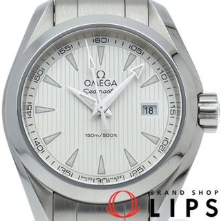 オメガ(OMEGA)のオメガ シーマスター アクアテラ 150M クォーツ 30mm Seamaster Aqua Terra 150M Quartz 30mm 231.10.30.60.02.001 SS レディース時計 シルバー 美品 【中古】(腕時計)