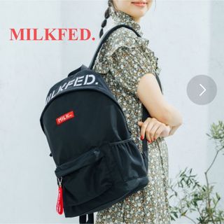 ミルクフェド(MILKFED.)のMILKFED.刺繍バックパック(リュック/バックパック)