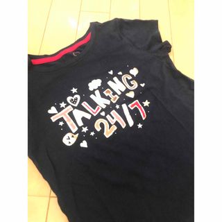 ギャップキッズ(GAP Kids)のgap girl’s  ❤︎きらきらラメビジュー入り半袖t-シャツ　試着のみ(Tシャツ/カットソー)