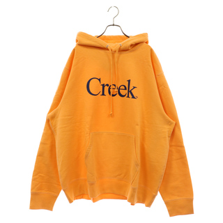 Creek Angler's Device クリーク アングラーズ デバイス ×MIN-NANO×ミン-ナノ 別注 Canadian Logo hoodie カナディアン ロゴプリント プルオーバーパーカー オレンジ(パーカー)