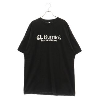 Burritos ブリトーズ グラフィックロゴプリント 半袖Tシャツ カットソー ブラック(Tシャツ/カットソー(半袖/袖なし))