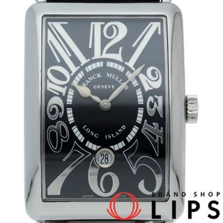 FRANCK MULLER - フランク ミュラー ロング アイランド ウォッチ Long Island 1150SCDTREL 箱 保証書(並行) SS/革 レディース時計 ブラック 仕上げ済 美品 【中古】