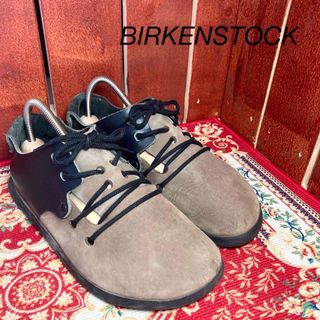 ビルケンシュトック(BIRKENSTOCK)のBIRKENSTOCK モンタナ　ブラック×ブラウン36(ローファー/革靴)