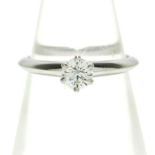 ティファニー(Tiffany & Co.)のTIFFANY&Co.(ティファニー) リング美品  ソリティアダイヤモンドリング Pt950×ダイヤモンド 1Pダイヤ/0.23カラット(リング(指輪))