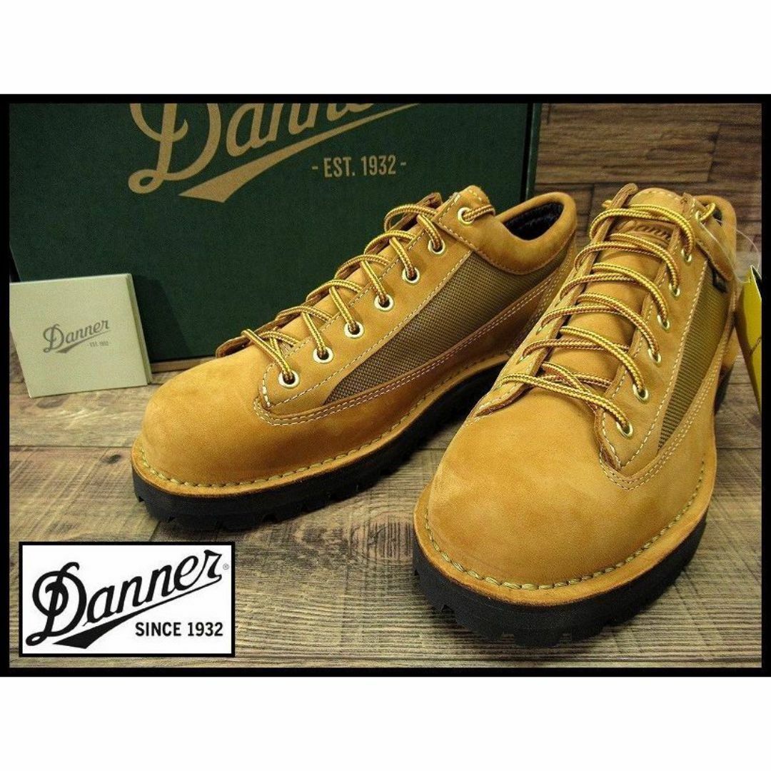 Danner(ダナー)の新品 ダナー フィールド ロー ヌバック レザー ブーツ ウィート 27.5 ① メンズの靴/シューズ(ブーツ)の商品写真