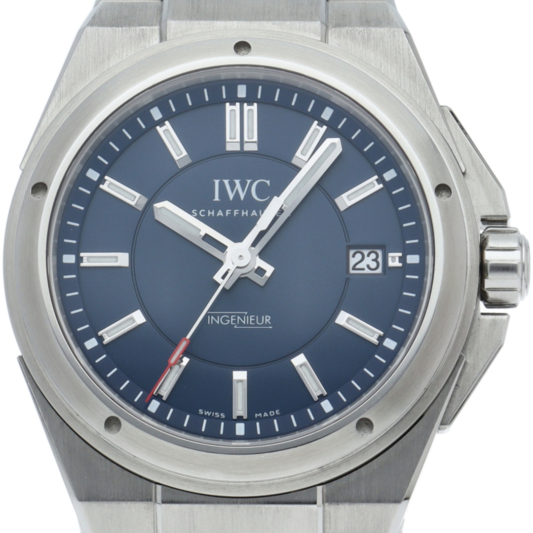 IWC(インターナショナルウォッチカンパニー)のインターナショナルウォッチカンパニー IWC インヂュニア オートマチック ローレウス スポーツ フォーグッド Ingenieur Automatic Laureus Limited Edition IW323909 箱 保証書 SS メンズ時計 ブルー 美品 【中古】 メンズの時計(その他)の商品写真