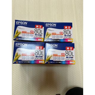 「EPSON インクカートリッジ IC6CL80」×4箱(その他)