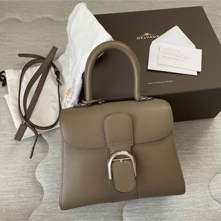 デルヴォー(DELVAUX)のデルヴォー　ブリヨンPM ロデオカーフ　トープ　美品(ハンドバッグ)