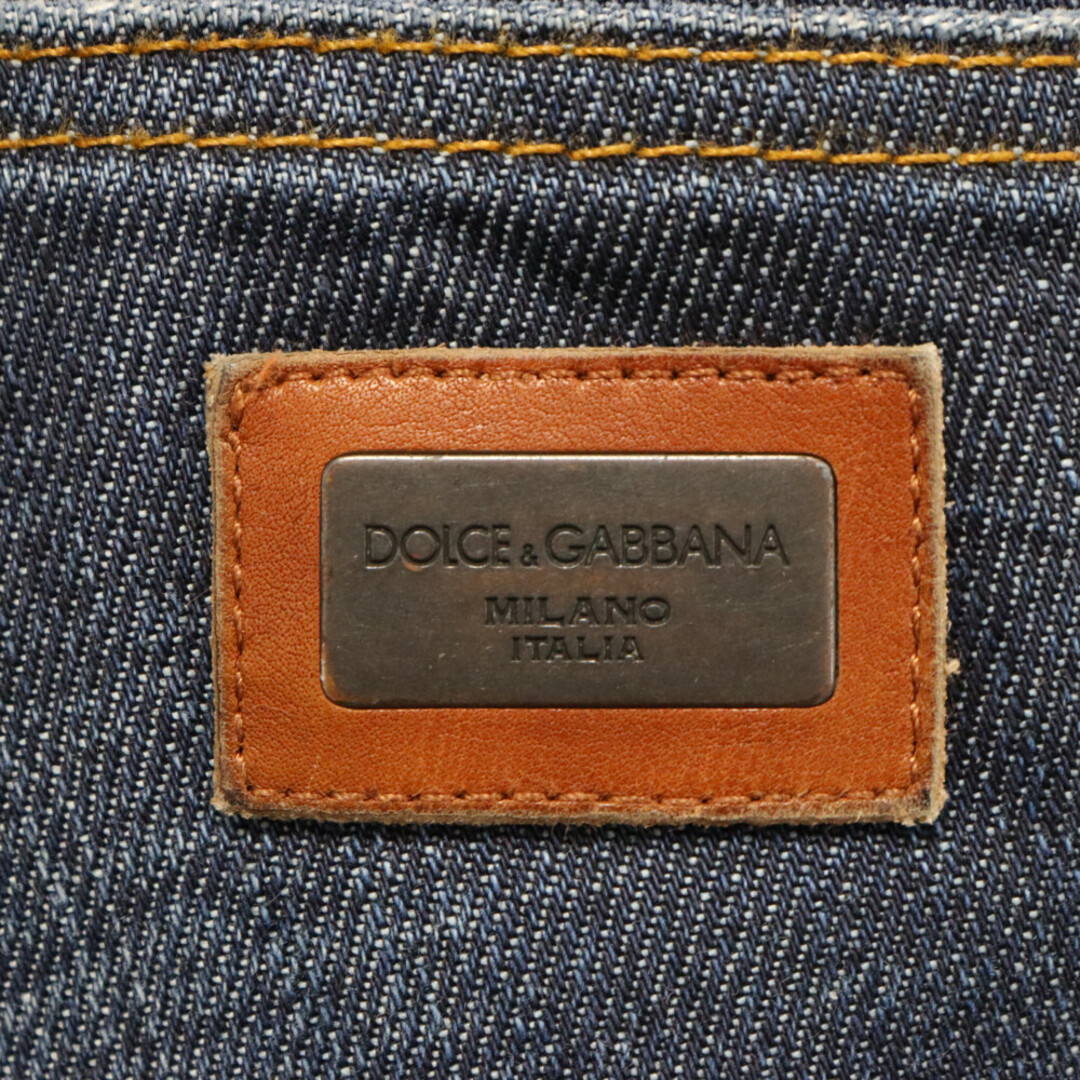 DOLCE&GABBANA(ドルチェアンドガッバーナ)のDOLCE & GABBANA ドルチェアンドガッバーナ 14GOLD ストレート デニムパンツ インディゴ G3PQLP メンズのパンツ(デニム/ジーンズ)の商品写真