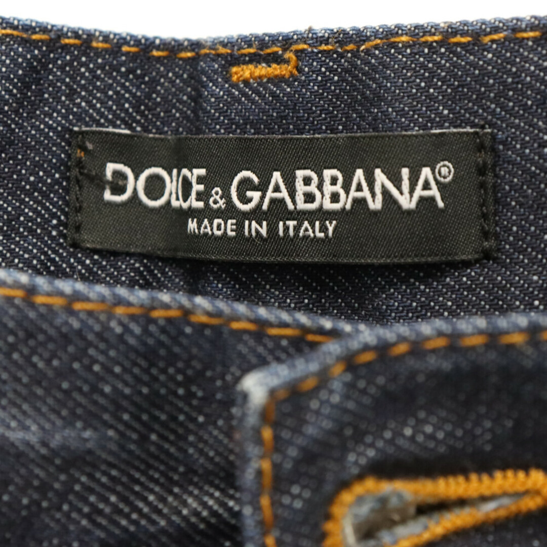 DOLCE&GABBANA(ドルチェアンドガッバーナ)のDOLCE & GABBANA ドルチェアンドガッバーナ 14GOLD ストレート デニムパンツ インディゴ G3PQLP メンズのパンツ(デニム/ジーンズ)の商品写真