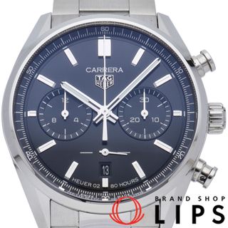 タグホイヤー(TAG Heuer)のタグ・ホイヤー カレラ キャリバー ホイヤー 02 クロノグラフ Carrera Calibre 02 Chronograph CBN2010.BA0642 箱 保証書 SS メンズ時計 ブラック 仕上げ済 美品 【中古】(その他)