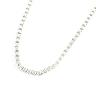 美品□TIFFANY&Co. ティファニー ベネチアン SV925 アクセサリー ロングネックレス シルバー 90cm 重量12.29g メンズオススメ◎